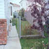 Iron Fence with Gate - Flat Top